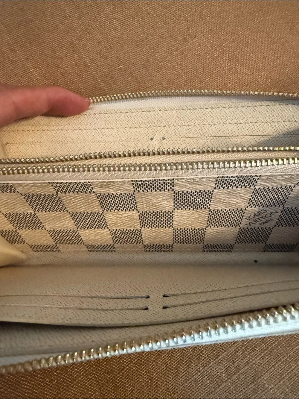 Louis Vuitton Damier Azur Zip Wallet